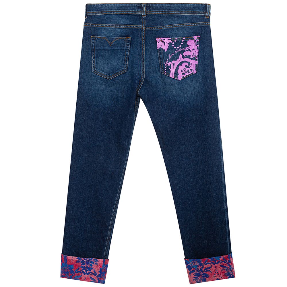  - Blue Cotton Jeans & Pant