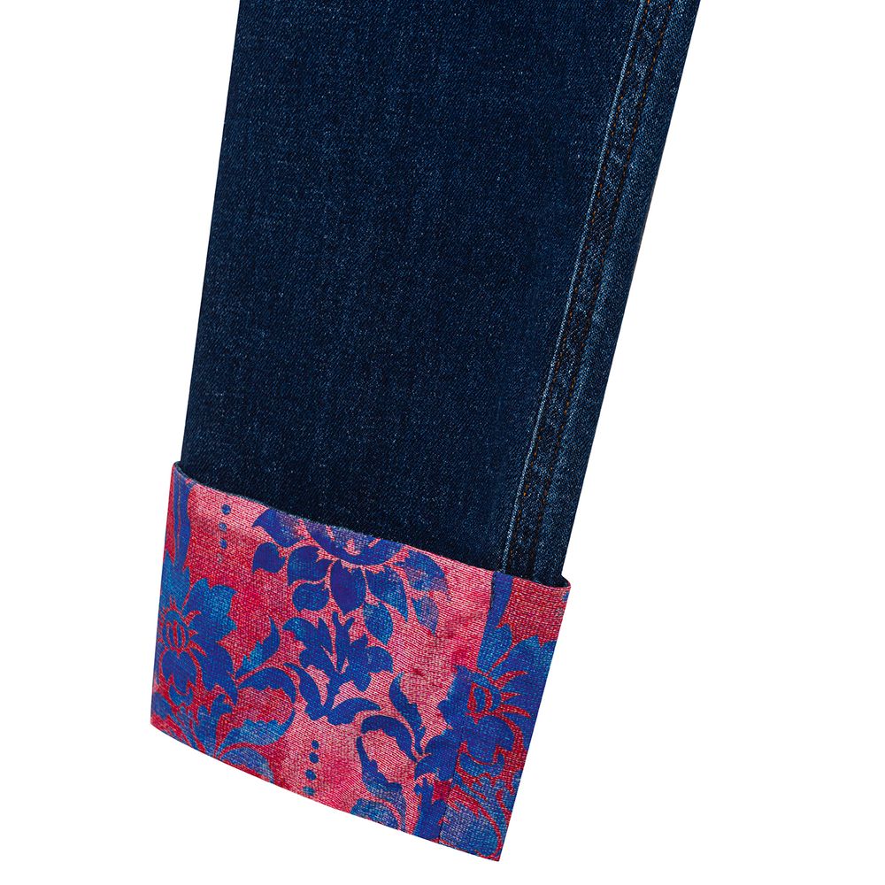  - Blue Cotton Jeans & Pant