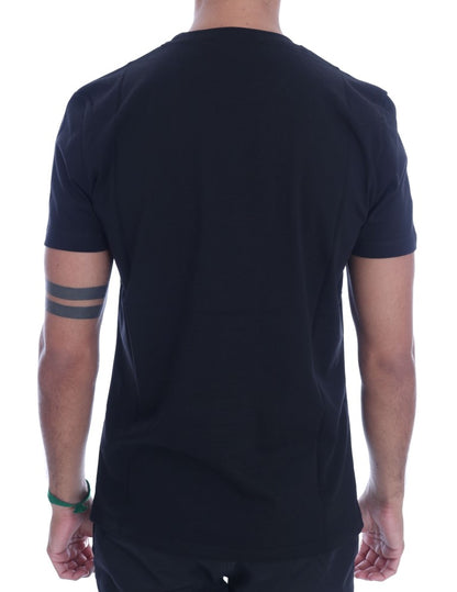  - Chic Black Crewneck Tee with 'RIDERS' Motif