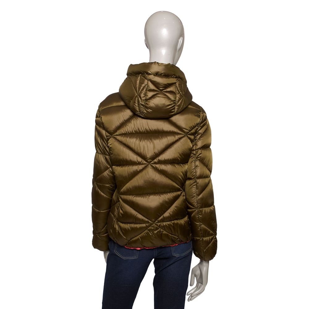 Green Polyester Women Jacket - The Luxe Alliance