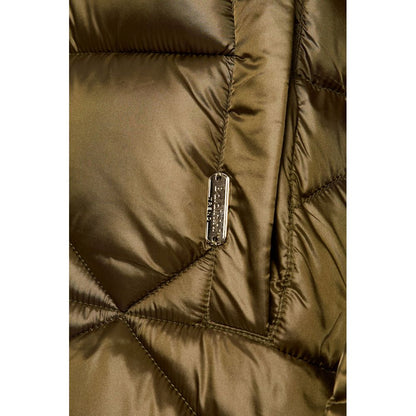 Green Polyester Women Jacket - The Luxe Alliance