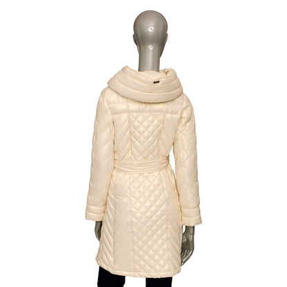 Beige Polyester Women Jacket - The Luxe Alliance