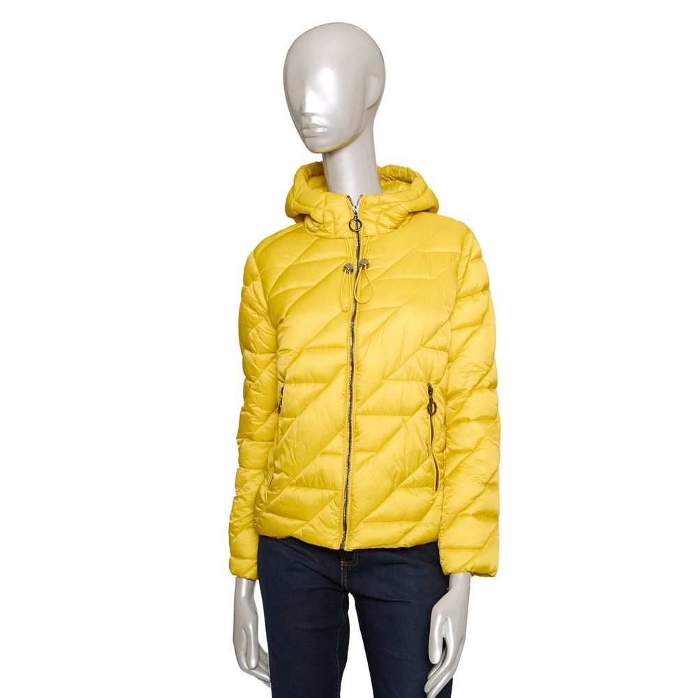 Yellow Polyester Women Jacket - The Luxe Alliance