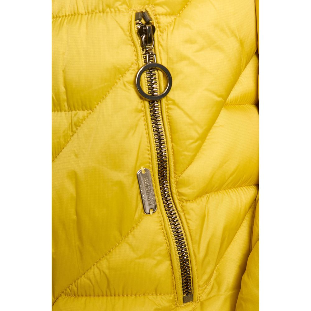 Yellow Polyester Women Jacket - The Luxe Alliance