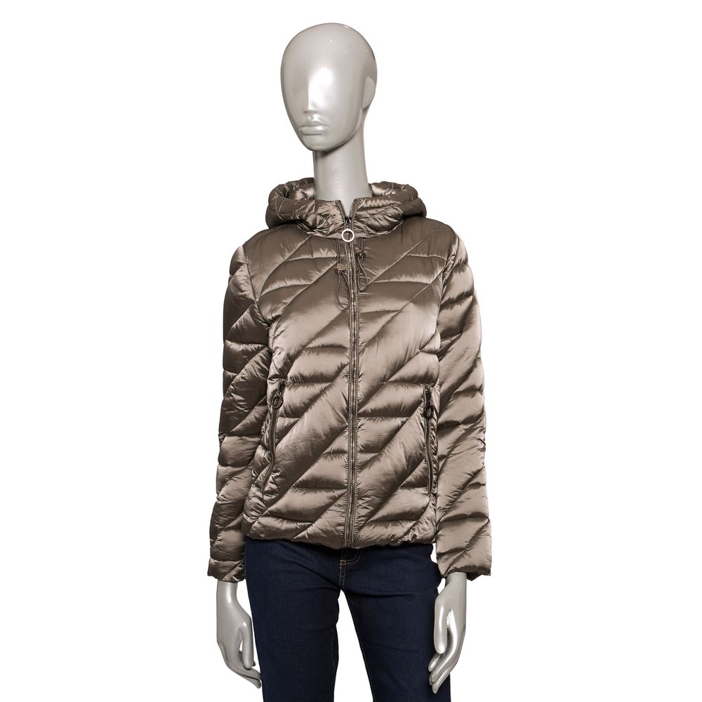 Gray Polyester Women Jacket - The Luxe Alliance