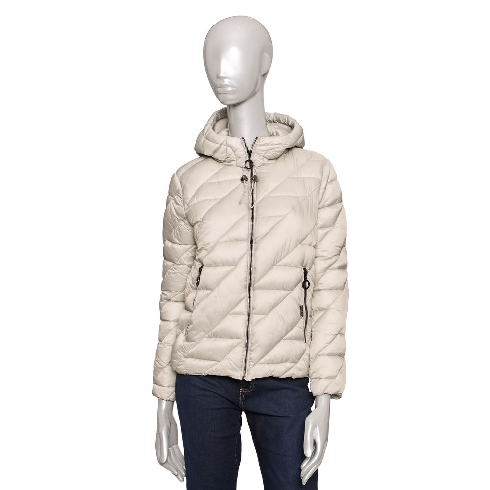 Silver Polyester Women Jacket - The Luxe Alliance