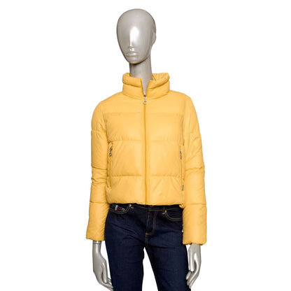 Yellow Polyester Women Jacket - The Luxe Alliance