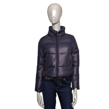 Blue Polyester Women Jacket - The Luxe Alliance