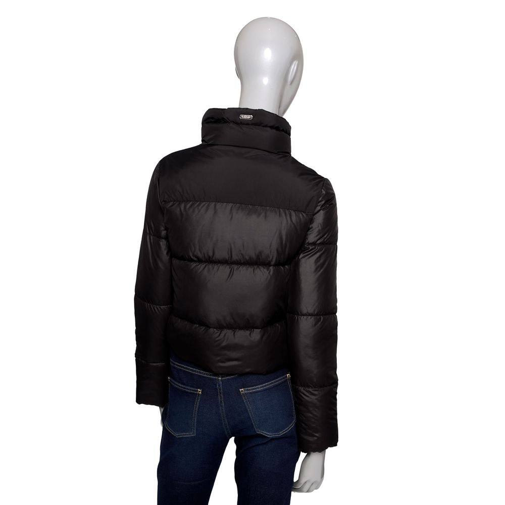 Black Polyester Women Jacket - The Luxe Alliance