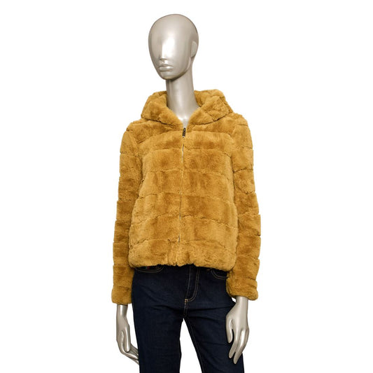 Yellow Polyester Women Jacket - The Luxe Alliance