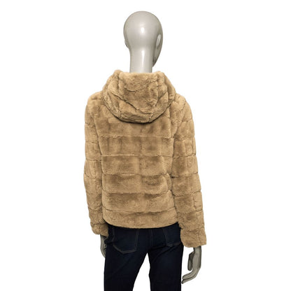 Beige Polyester Women Jacket - The Luxe Alliance