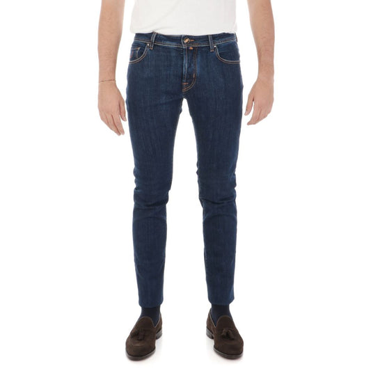  - Blue Cotton Jeans & Pant