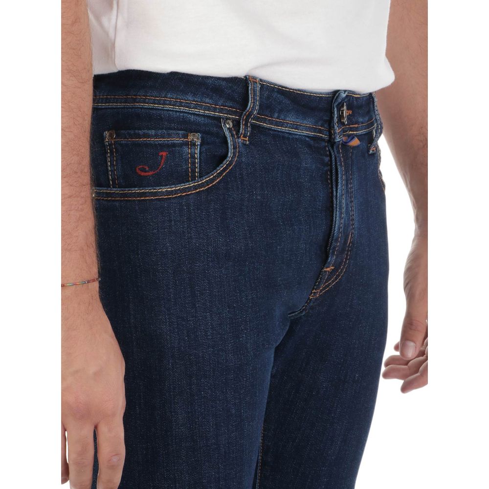  - Blue Cotton Jeans & Pant