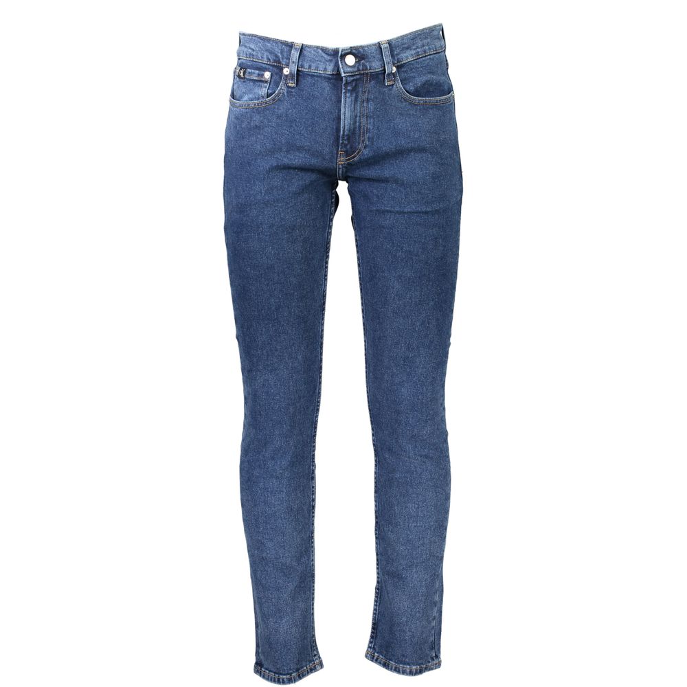 Calvin Klein Blue Cotton Jeans