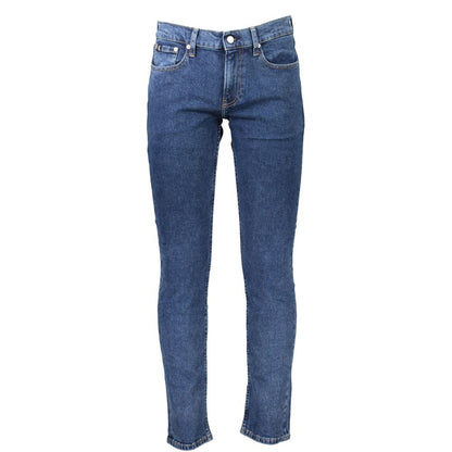 Calvin Klein Blue Cotton Jeans