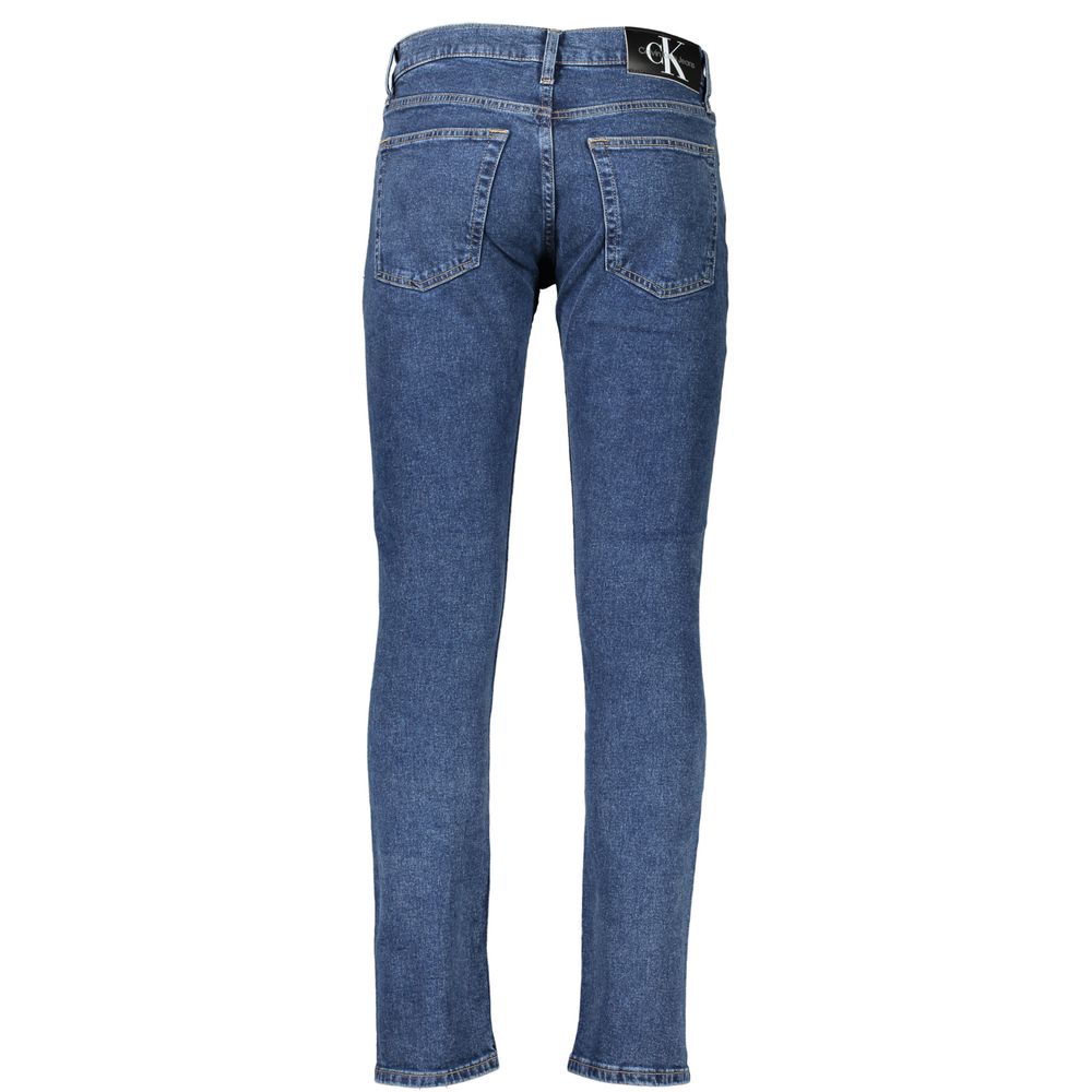 Calvin Klein Blue Cotton Jeans