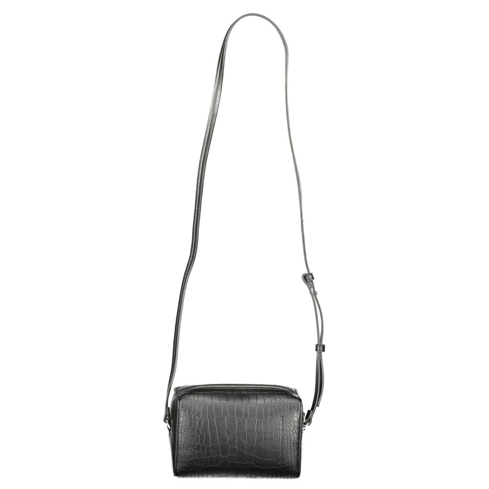 Black Polyester Handbag