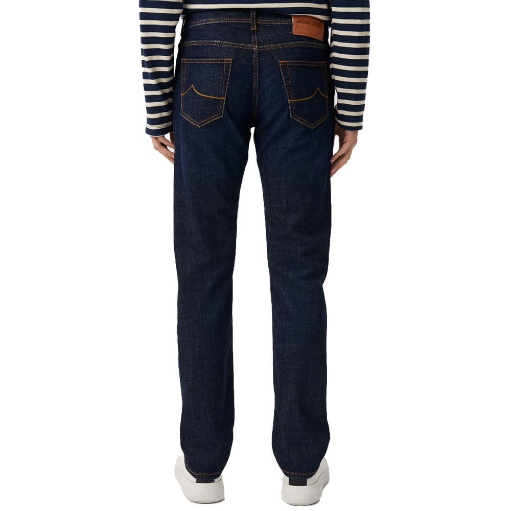  - Blue Cotton Jeans & Pant