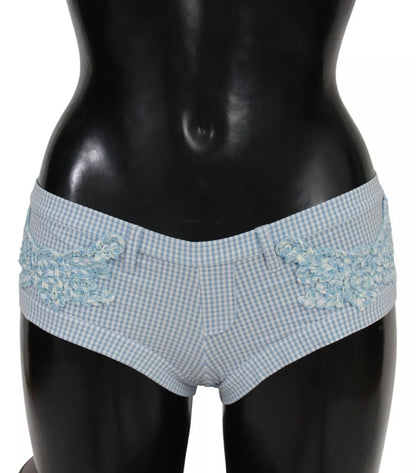 Blue Beachwear Bottoms Swimsuit Shorts - The Luxe Alliance