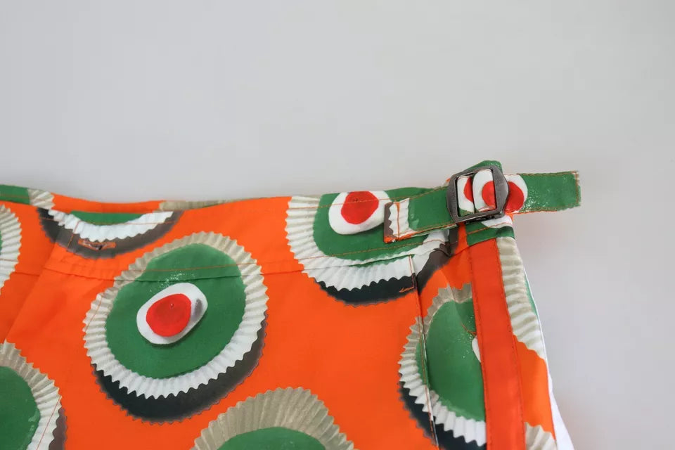 Orange Cupcake Beachwear Shorts Swimwear - The Luxe Alliance