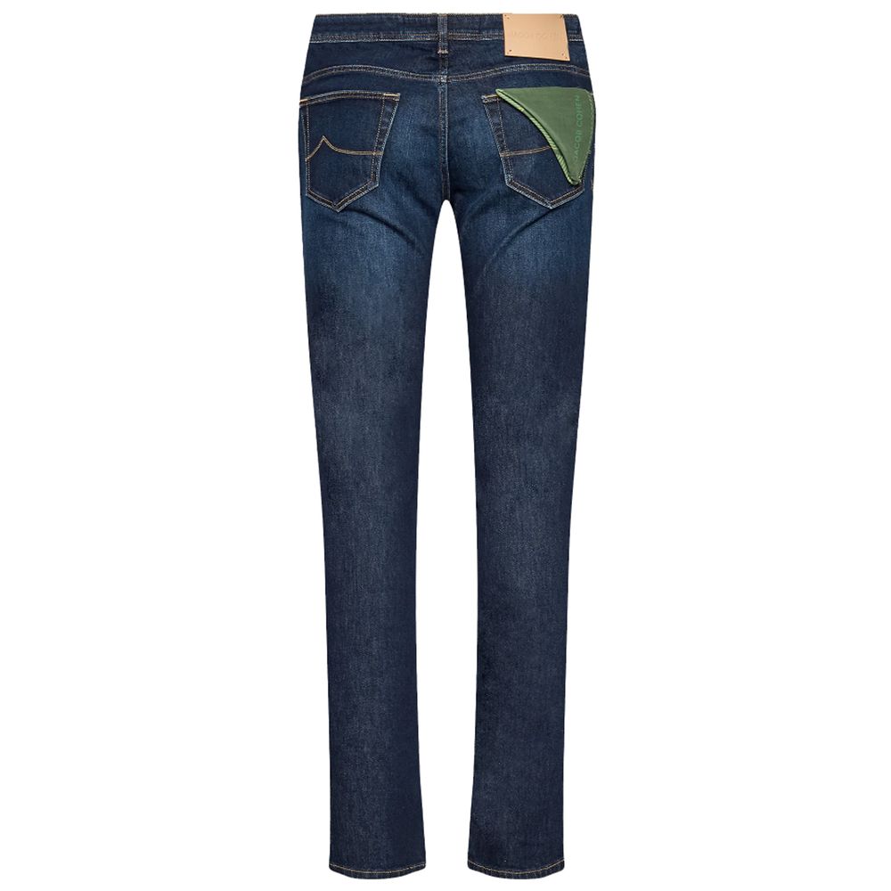 Blue Cotton Jeans & Pant - The Luxe Alliance