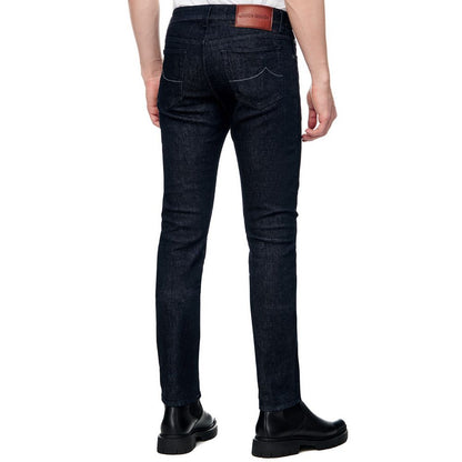 Blue Cotton Men Jeans - The Luxe Alliance