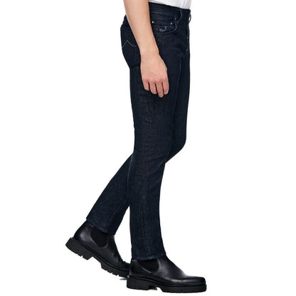 Blue Cotton Men Jeans - The Luxe Alliance