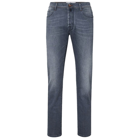 Blue Cotton Men Jeans - The Luxe Alliance