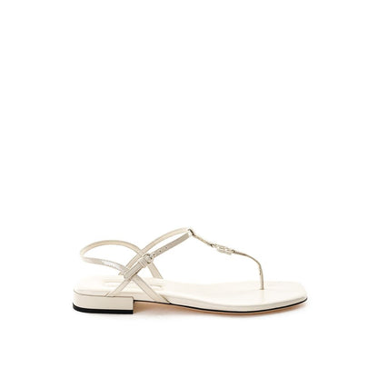 Beige Vernice Sandal - The Luxe Alliance