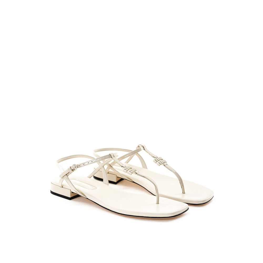 Beige Vernice Sandal - The Luxe Alliance