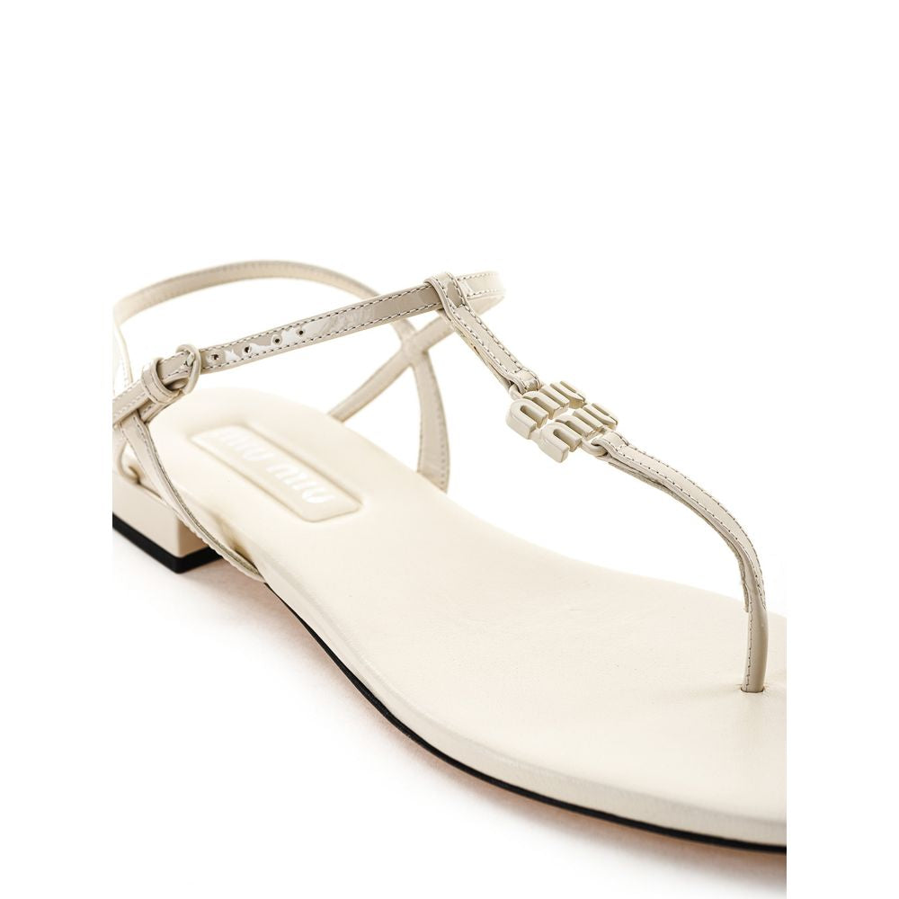 Beige Vernice Sandal - The Luxe Alliance