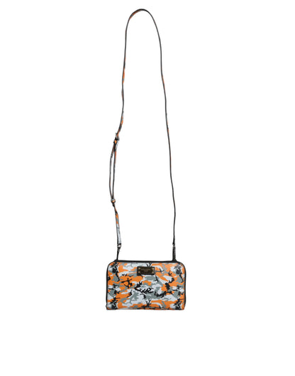  - Multicolor Camouflage Leather Purse Cross Body Bag