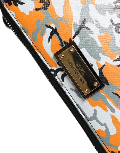  - Multicolor Camouflage Leather Purse Cross Body Bag