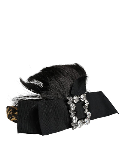  - Black Hair Parrucchiera Crystal Headband Diadem