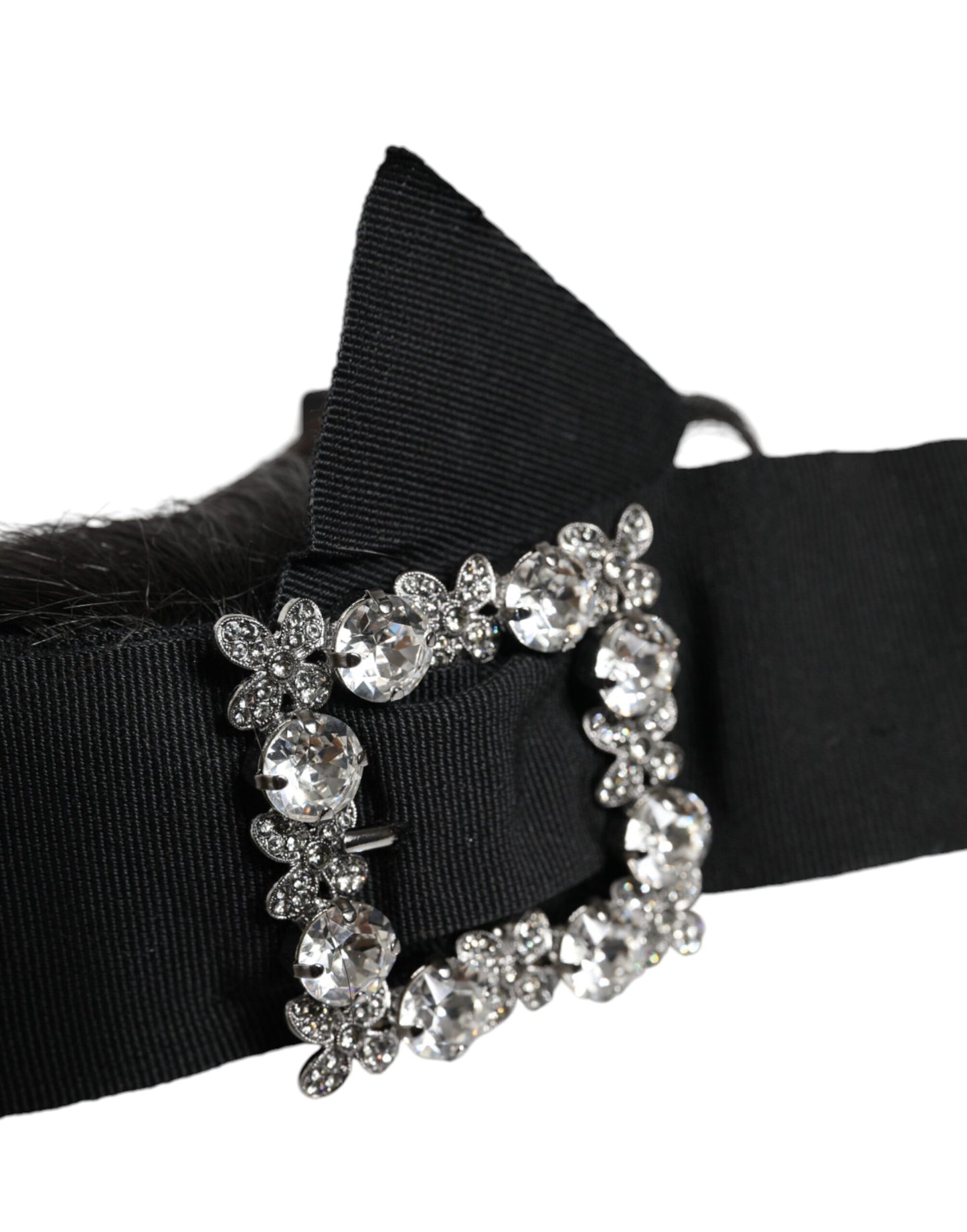  - Black Hair Parrucchiera Crystal Headband Diadem