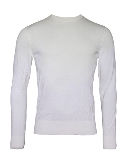 Off White Wool Turtle Neck Pullover Sweater - The Luxe Alliance