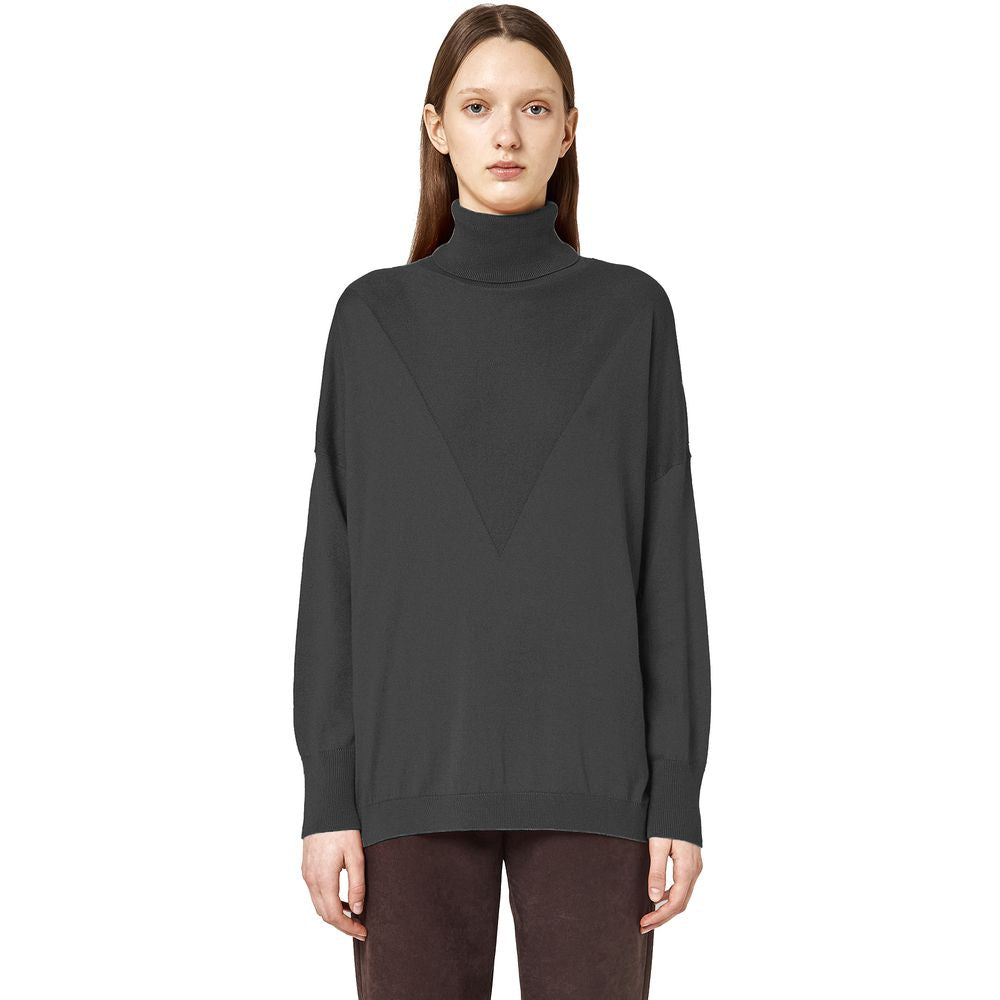 Gray Silk Sweater - The Luxe Alliance