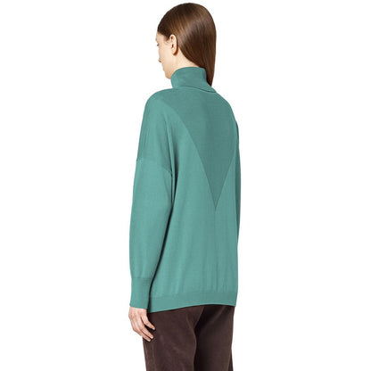 Green Silk Sweater - The Luxe Alliance