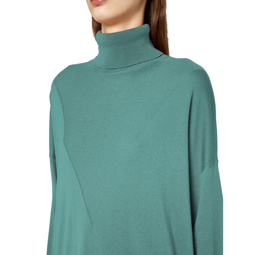 Green Silk Sweater - The Luxe Alliance