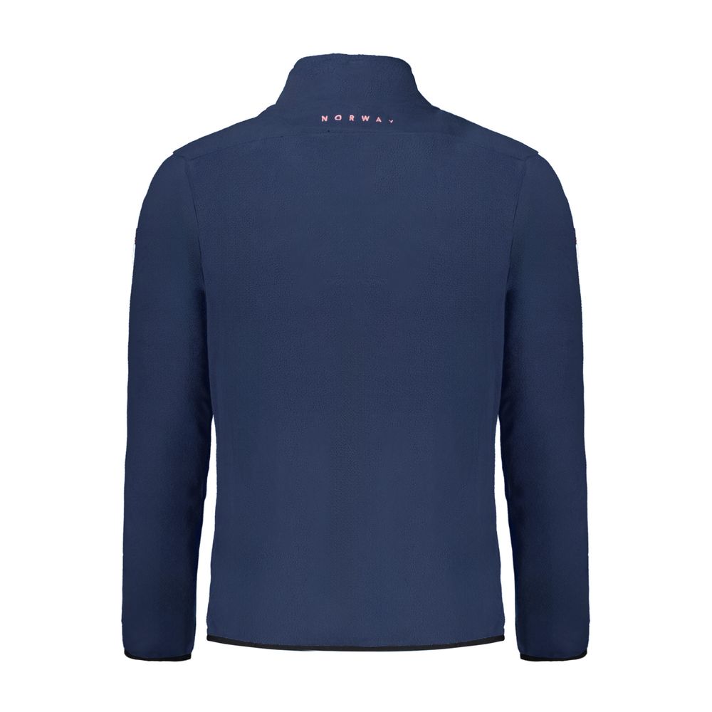 Blue Polyester Men Sweater