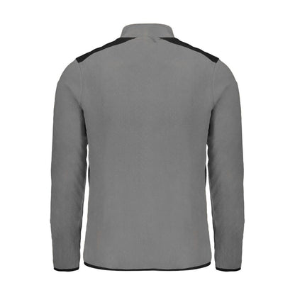 Gray Polyester Men Sweater