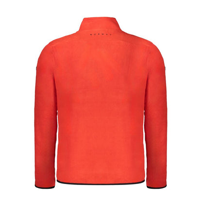 Red Polyester Men Sweater