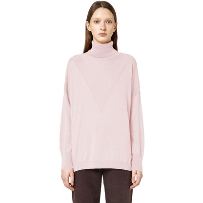 Pink Silk Sweater - The Luxe Alliance