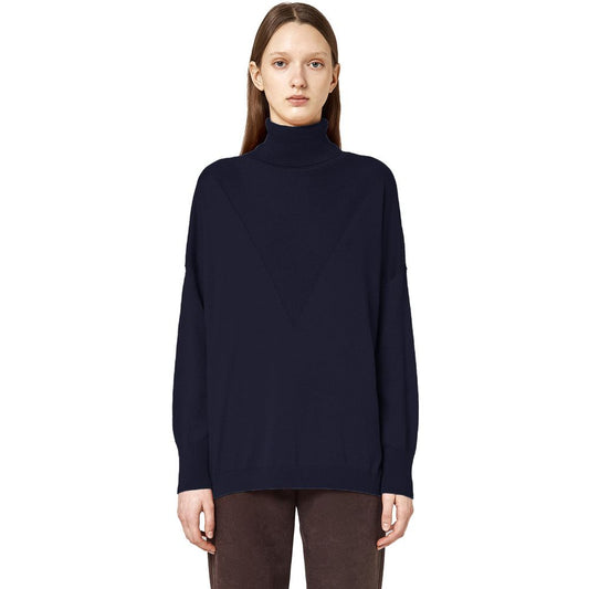 Blue Silk Sweater - The Luxe Alliance