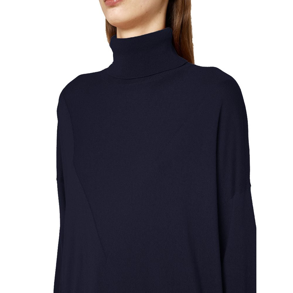 Blue Silk Sweater - The Luxe Alliance