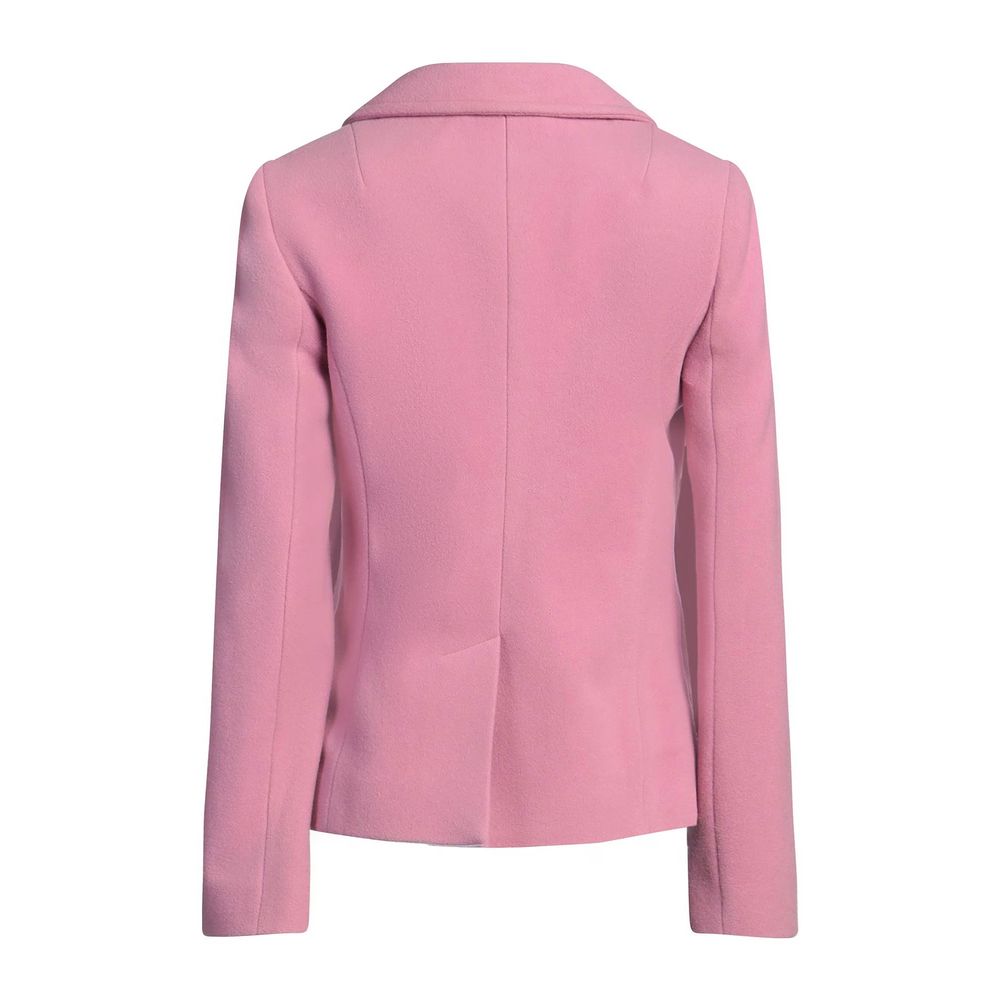 Pink Wool Jackets & Coat - The Luxe Alliance