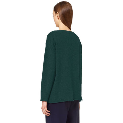 Green Silk Sweater - The Luxe Alliance