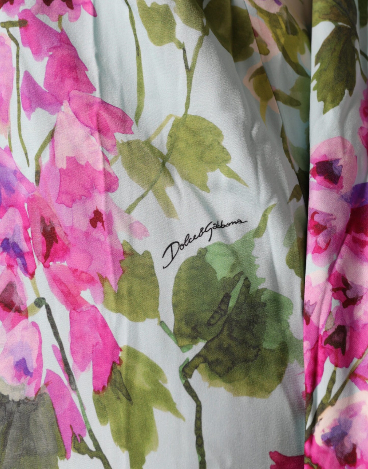 Multicolor Floral Silk Stretch Wrap Dress - The Luxe Alliance