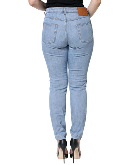  - Blue Pretty Slim Fit Cotton Denim Jeans