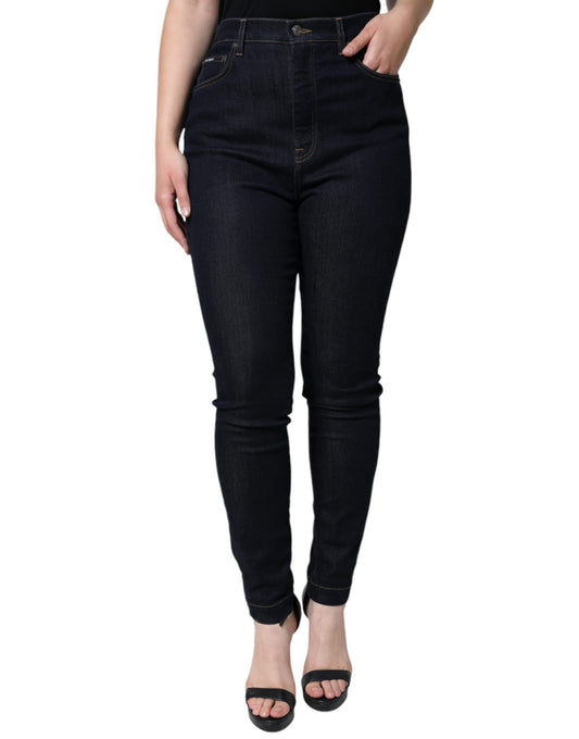  - Black GRACE High Waist Skinny Denim Jeans